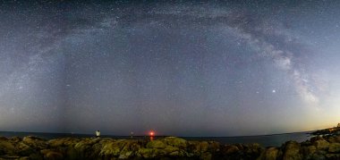 Rockport, Massachusetts 'ten günbatımı sahnesi.
