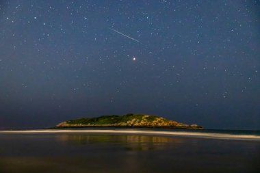 Rockport, Massachusetts 'ten günbatımı sahnesi.
