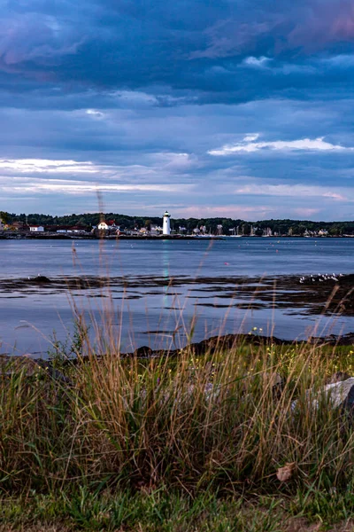 Zonsondergang Scene Uit Rockport Massachusetts — Stockfoto