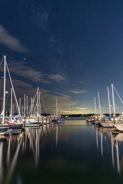 Scena Del Tramonto Rockport Massachusetts — Foto Stock