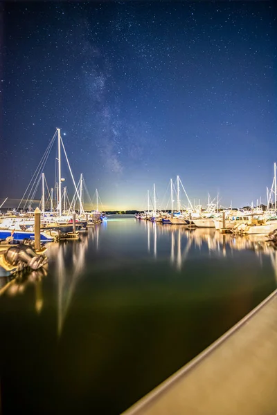 Solnedgång Scen Från Rockport Massachusetts — Stockfoto