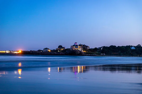 Solnedgång Scen Från Rockport Massachusetts — Stockfoto