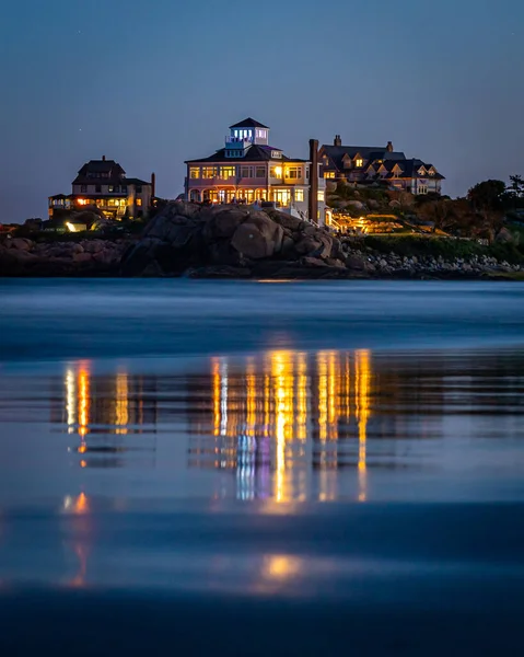 Rockport, Massachusetts 'ten günbatımı sahnesi.