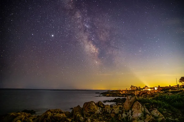 Rockport, Massachusetts 'ten günbatımı sahnesi.
