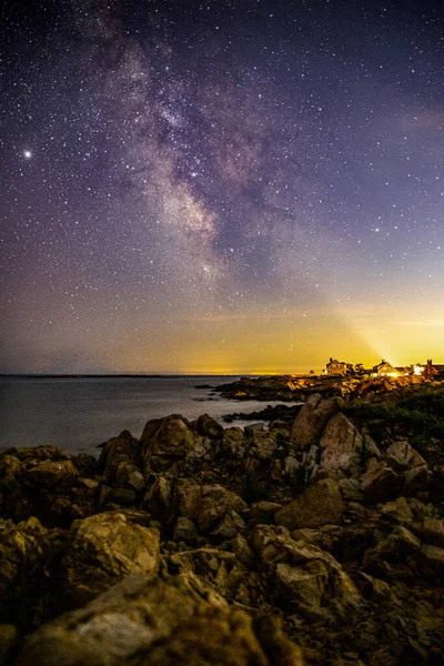 Rockport, Massachusetts 'ten günbatımı sahnesi.