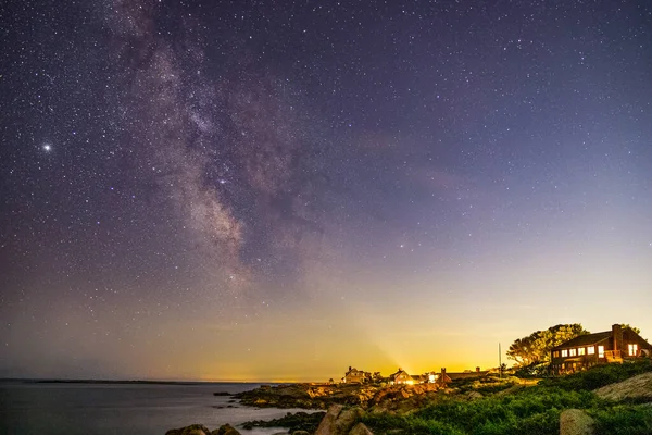 Rockport, Massachusetts 'ten günbatımı sahnesi.
