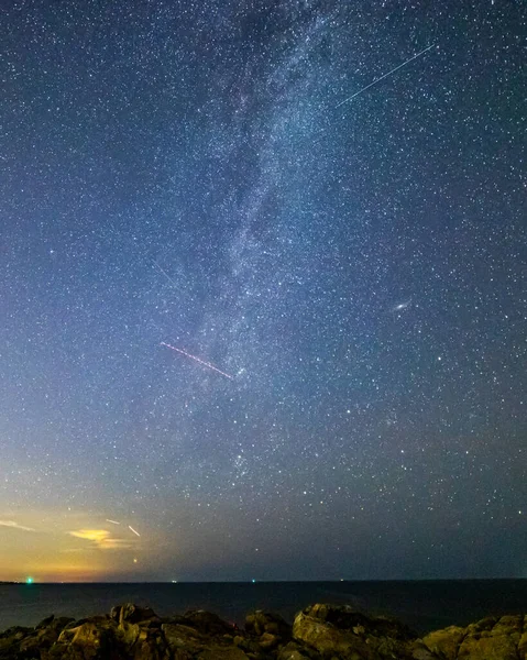Rockport, Massachusetts 'ten günbatımı sahnesi.