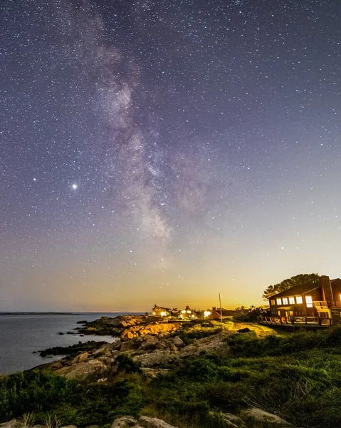 Rockport, Massachusetts 'ten günbatımı sahnesi.