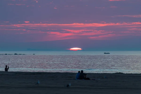 Sonnenuntergangsszene Aus Rockport Massachusetts — Stockfoto