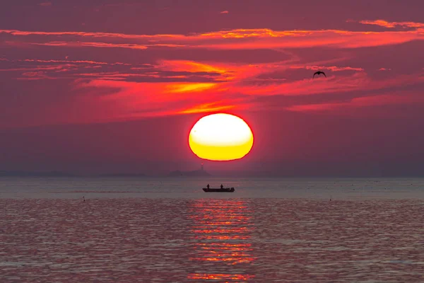 Sunset Scene Rockport Massachusetts — Stock Photo, Image