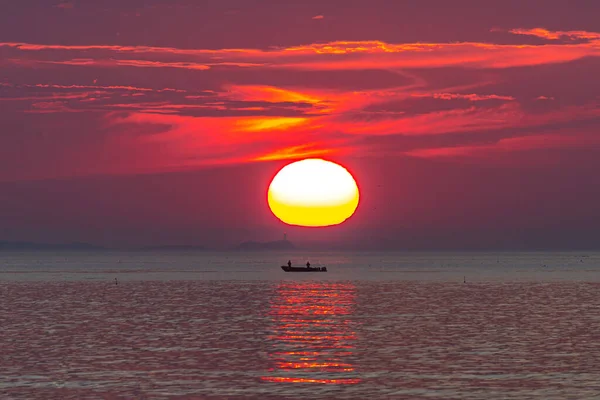 Scena Del Tramonto Rockport Massachusetts — Foto Stock