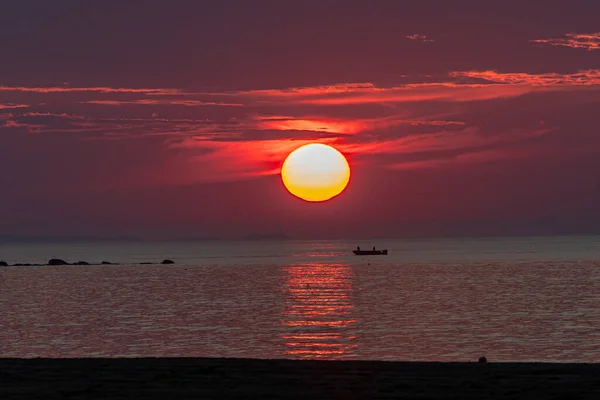 Scène Coucher Soleil Rockport Massachusetts — Photo