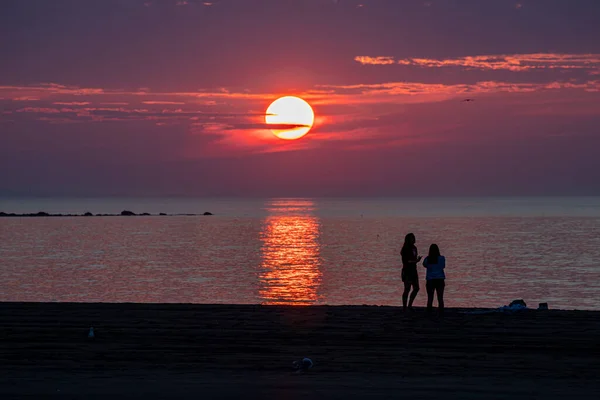 Sunset Scene Rockport Massachusetts — Stock Photo, Image