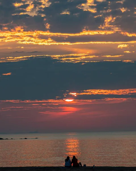 Milchstraßenhimmel Über Der Burg Rockport Massachusetts — Stockfoto