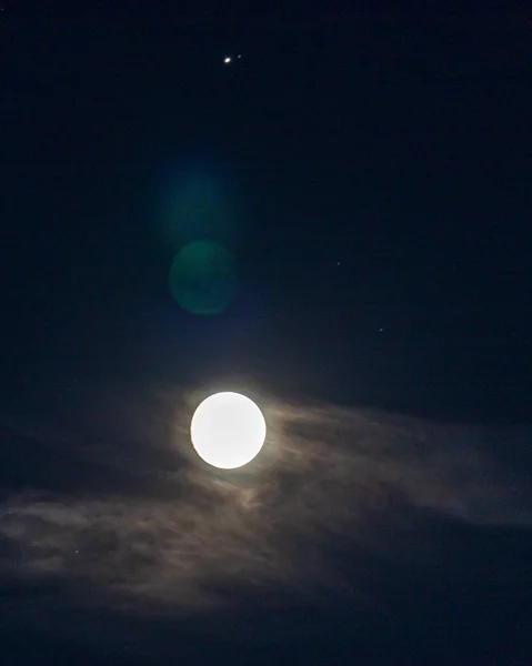 Vía Láctea Cielo Sobre Castillo Rockport Massachusetts — Foto de Stock