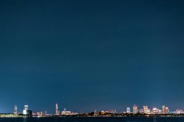 Milky Sätt Himlen Ovanför Slottet Rockport Massachusetts — Stockfoto