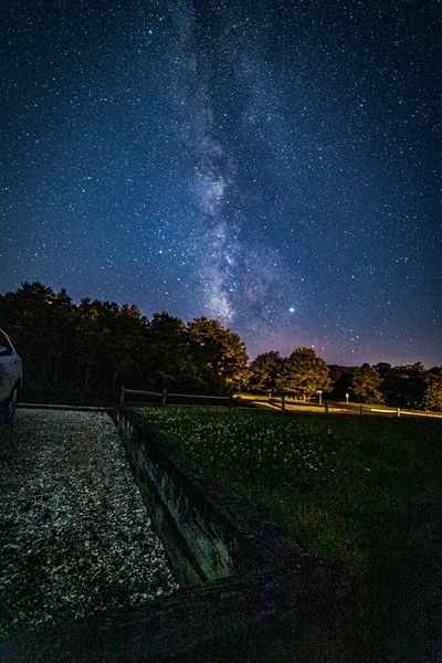 南塔克特夏夜天空 — 图库照片