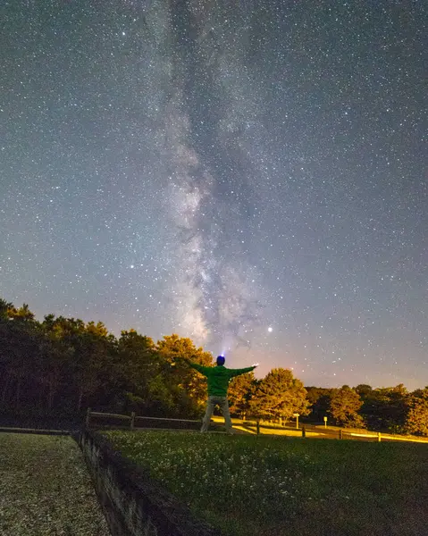 Nantucket Sommar Natt Himmel — Stockfoto