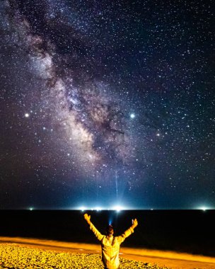 Nantucket yaz gecesi gökyüzü.