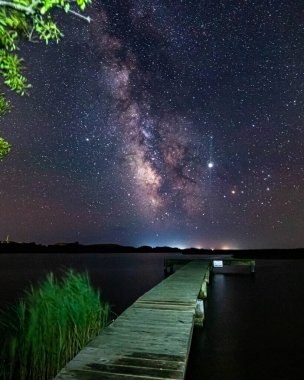 Nantucket yaz gecesi gökyüzü.