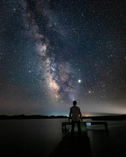 Nantucket Sommar Natt Himmel — Stockfoto