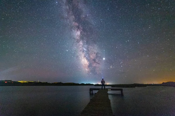 南塔克特夏夜天空 — 图库照片