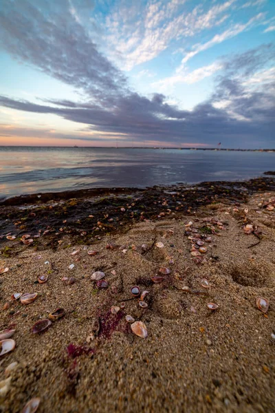 New England Massachusetts Summer Sunset — стокове фото