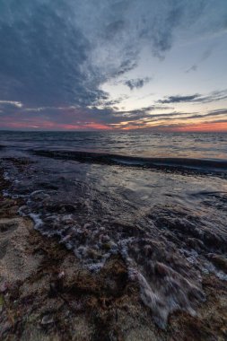 Boston şehir geceleri - uzun süre maruz kalma 