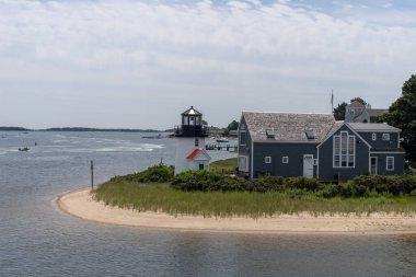 Boston şehir geceleri - uzun süre maruz kalma 