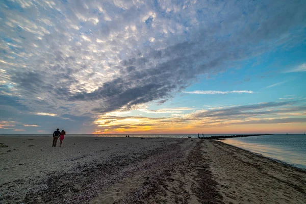 New England Massachusetts Summer Sunset — стокове фото