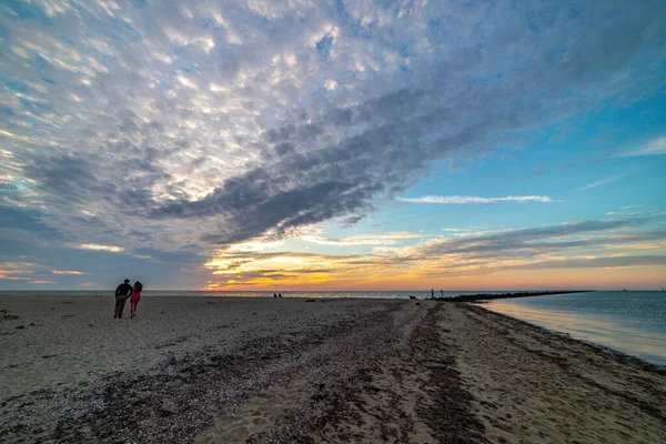 New England Massachusetts Summer Sunset — стокове фото