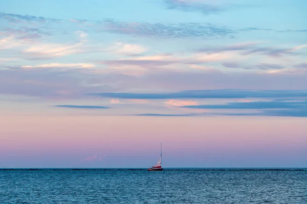 New England Pôr Sol Verão Massachusetts — Fotografia de Stock