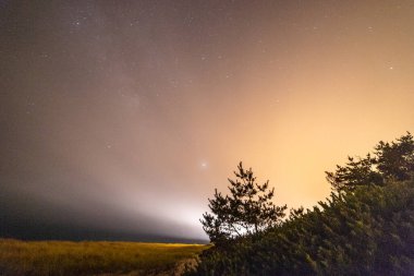 Boston şehir geceleri - uzun süre maruz kalma 