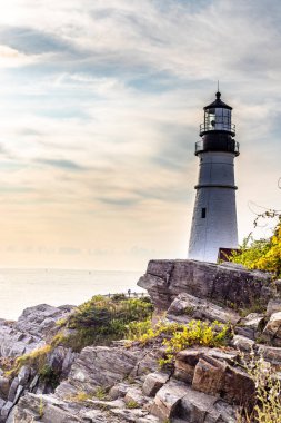 Boston şehir geceleri - uzun süre maruz kalma 