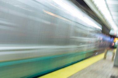 Boston şehir geceleri - uzun süre maruz kalma 