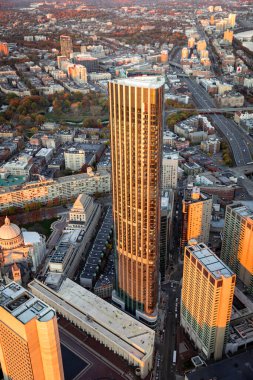 Helikopter Boston hava şehri turuna çıktı.