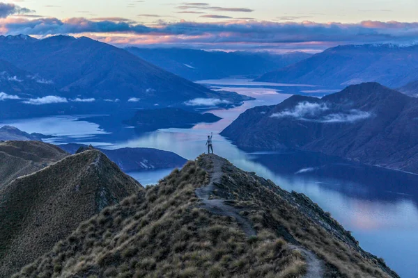 Nueva Zelanda Aventura Viaje Atardecer Parque Nacional Cascadas Del Norte —  Fotos de Stock