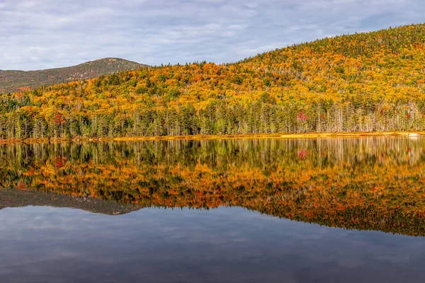 Hiking White Mountains New Hampshire Peak Fall Foliage — Stock Photo, Image