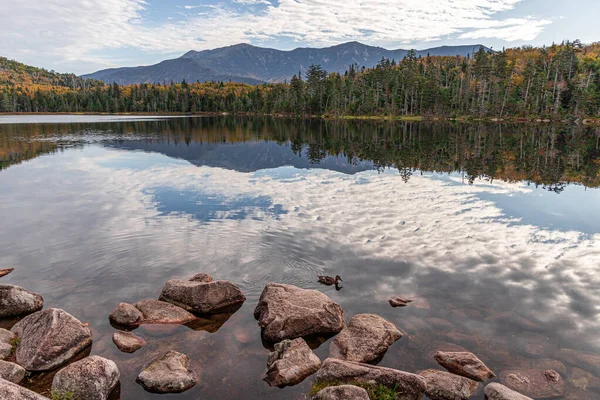 Senderismo Las Montañas Blancas New Hampshire Durante Follaje Otoño —  Fotos de Stock