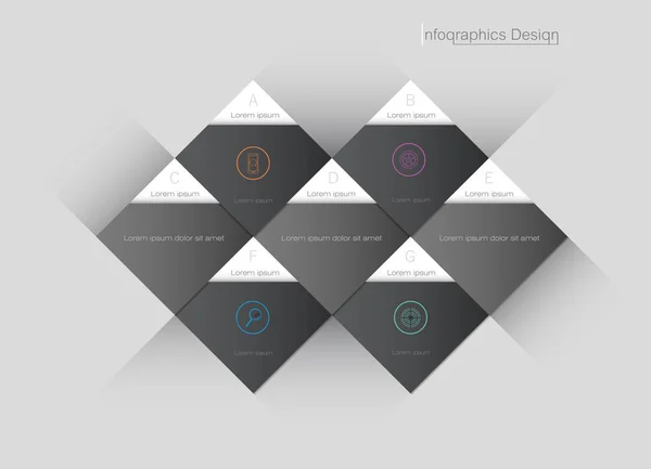 イラストベクトルクールな抽象幾何学的背景 空の単純な幾何学 三角形の形状 コンテンツ インフォグラフィック モダンなグラフィックデザイン バナー テンプレート カバーの構成パターンデザイン — ストックベクタ