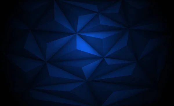矢量3D 多边形 三角形图案形状的墙纸或背景 插图低聚 多边形设计与红色和蓝色的颜色 抽象科学 未来主义 网络概念 — 图库矢量图片