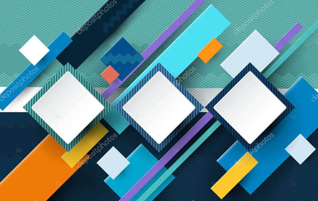 Illustration vector of cool abstract geometric background. Blank simple geometry, triangle shape. Composition pattern design for your content, business, modern graphic design, banner, template, cover