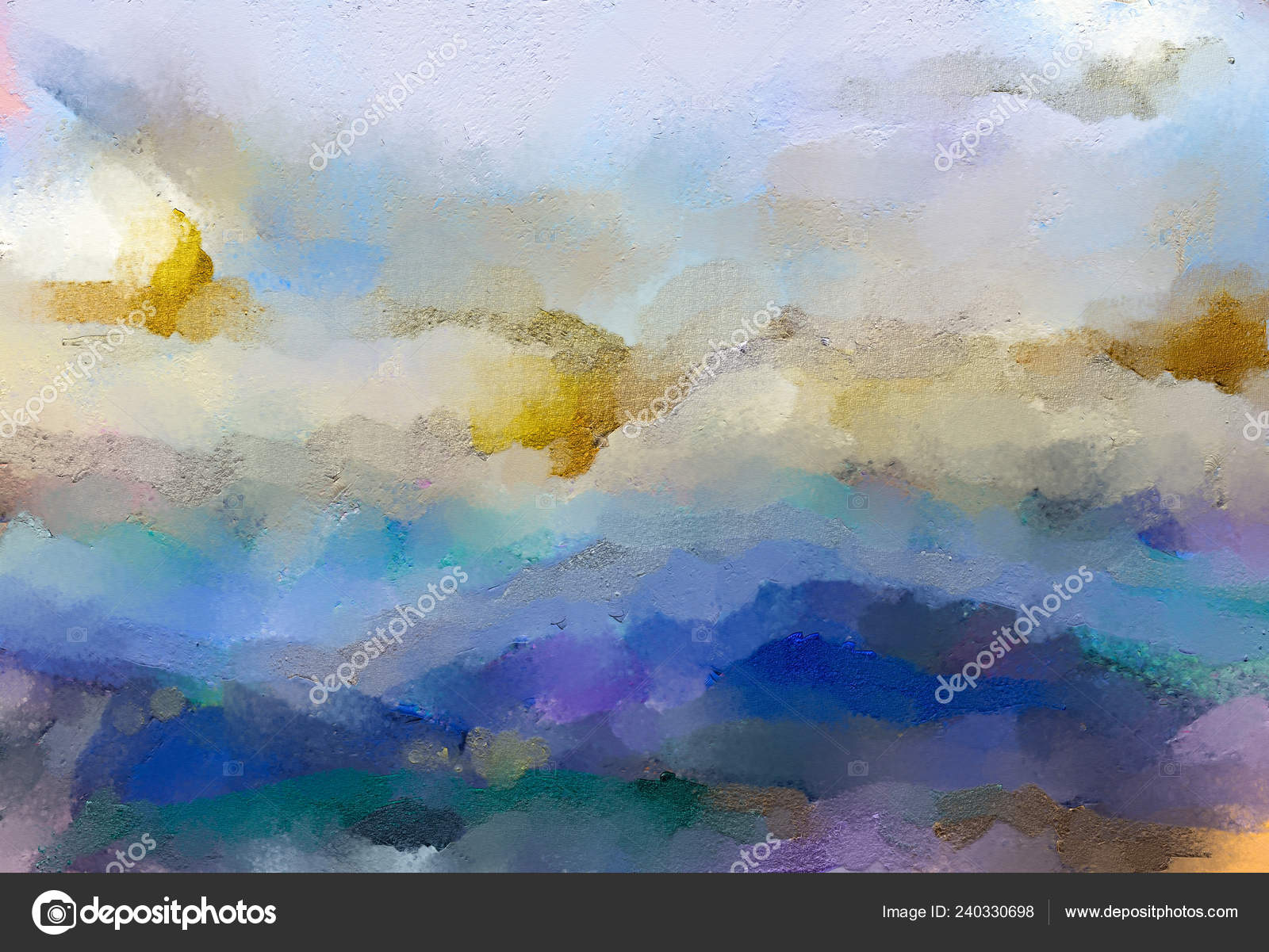 Abstract Colorful Oil Acrylic Paint Canvas Texture Hand Drawn Brush Stock  Illustration by ©Nongkran_ch #240330698