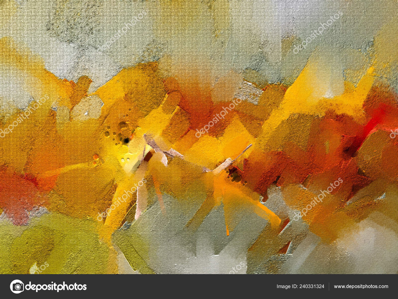 Abstract Colorful Oil Acrylic Paint Canvas Texture Hand Drawn Brush Stock  Illustration by ©Nongkran_ch #240331324