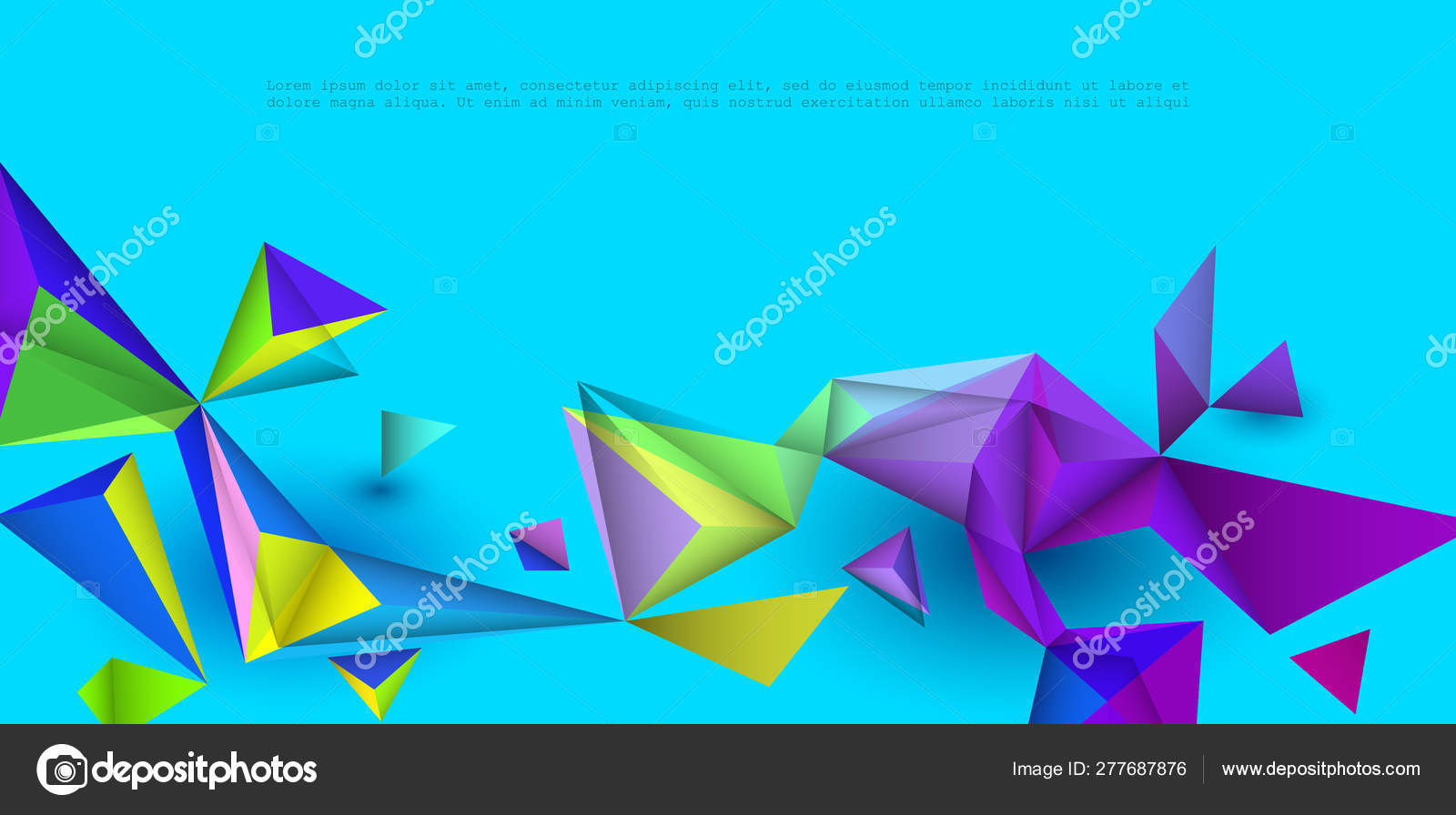 ベクトル3d幾何学的 ポリゴン ライン 壁紙や背景のための三角形のパターン形状 ストックベクター C Nongkran Ch