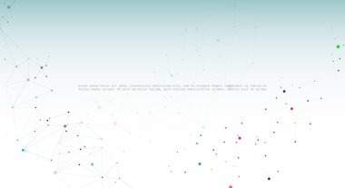 Beyaz gri renk arka plan üzerinde vektör tasarım ağ iletişim teknolojisi. Fütüristik-dijital bilim teknolojisi konsepti