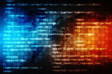 İkili Kod Arkaplanı, Dijital Soyut Teknoloji Arkaplanı, Dijital Soyut Teknoloji Arkaplanı, Fütürist Arkaplan