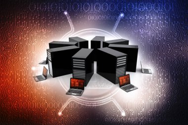 3d görüntüleme Bilgisayar ağı, sunuculu bilgisayar ağı, İnternet İletişim arkaplanı