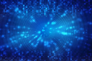 Dijital Soyut Teknoloji Arkaplanı, Fütürist Arkaplan, Siber Uzay Kavramı