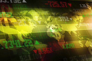 Izgarası olan yaratıcı mavi bir Forex grafik kağıdı. Yatırım ve finans konsepti, borsa çizelgesi. İş grafiği geçmişi, Mali Geçmişi